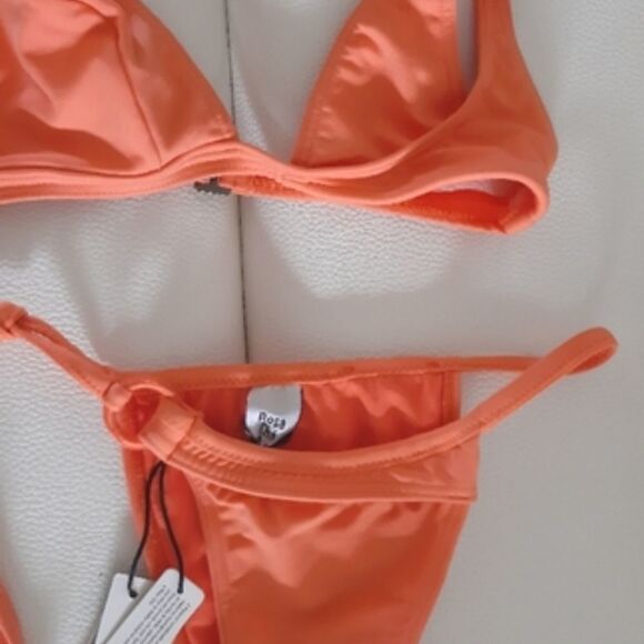 Rosa Chá Amir Cut Out Brazilian Sexy Bikini Size Small - Picture 2 of 11